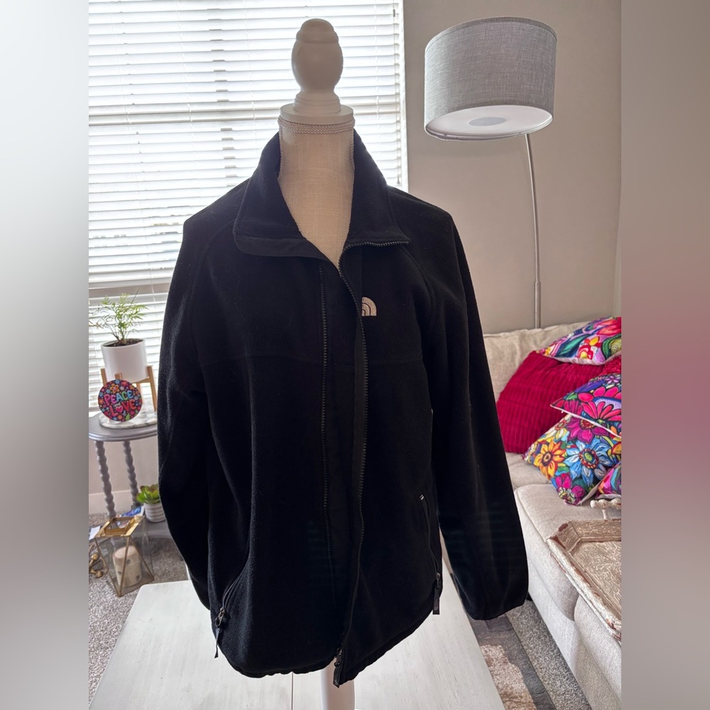 🌼🌼🌼North Face Black Fleece jacket🌼🌼🌼Size M🌼🌼 - Picture 2 of 11